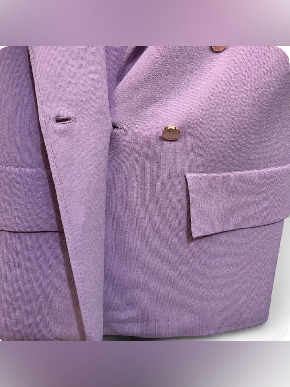 New Aleeza Paris Lavender Sample Blazer – Fits Up to Small - Picture 5 of 6